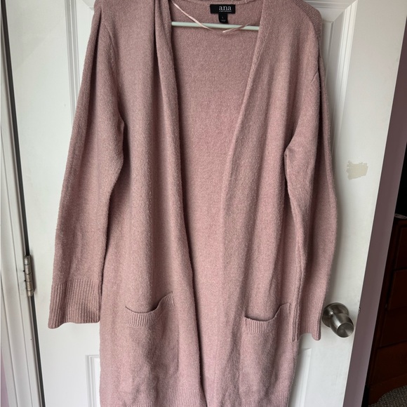 a.n.a Women's Mauve Open Front Cardigan Sweater - Picture 1 of 6